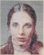 'Leslie' by Chuck Close, click for enlargement.