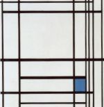 'Composition with Blue 1937', by Piet Mondrian